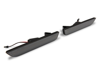 Raxiom 10-14 Ford Mustang Axial Series LED Side Marker Lights (Smoked) 412496 412496 Photo - Close Up