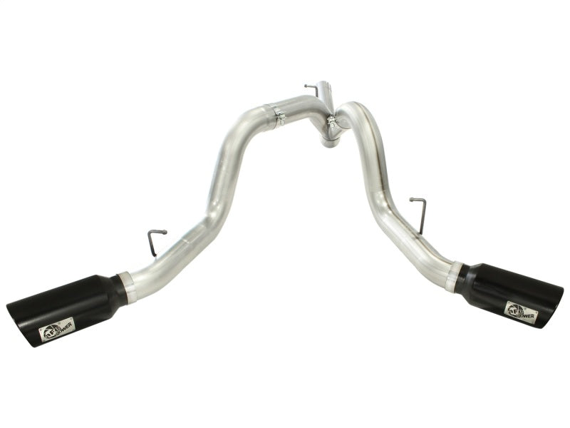 aFe  POWER 49-44043-B Large Bore-HD 4" 409 SS DPF-Back Exhaust System 49-44043-B Photo - Unmounted