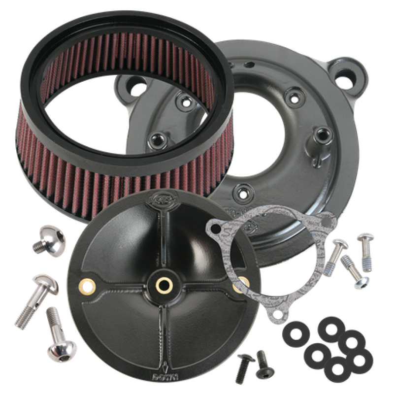 S&S Cycle Air Cleaner Kit Stealth Stock 170-0061