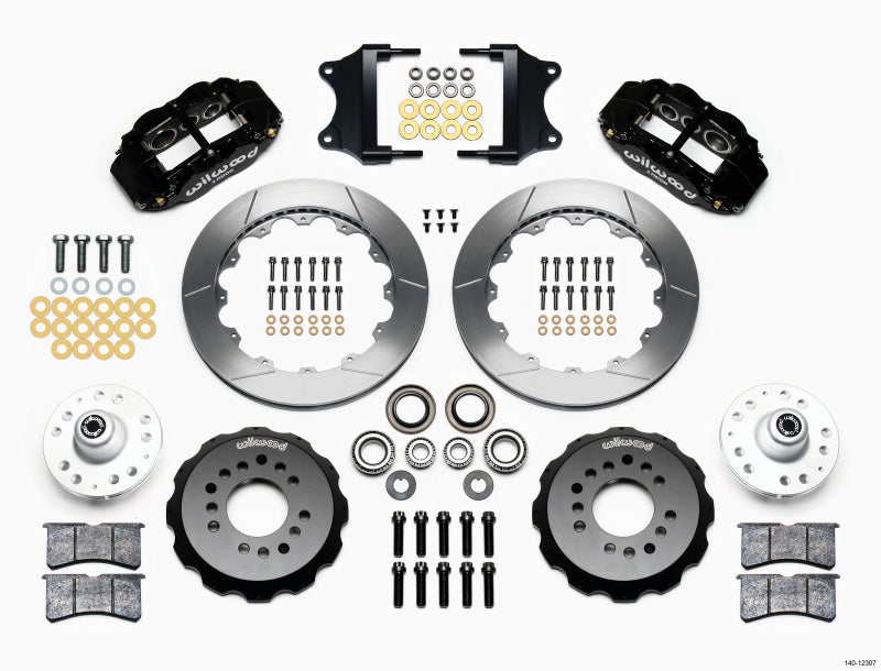 Wilwood Narrow Superlite 6R Front Hub Kit 12.88in Heidts Tri -5 2 inch Drop Spindle 140-12307 140-12307 Photo - Primary