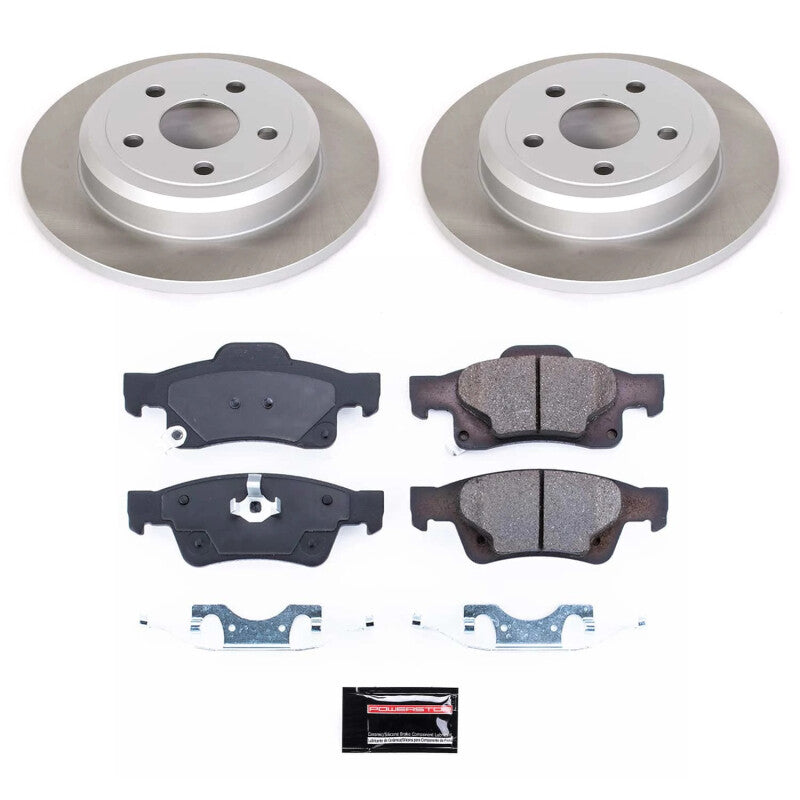 PowerStop Power Stop 11-20 Jeep Grand Cherokee Rear Semi-Coated Rotor Kit SC5950 SC5950 Photo - Primary