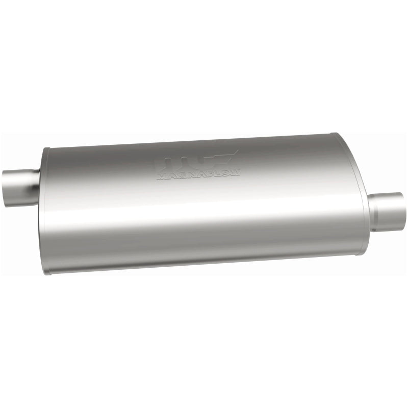 MagnaFlow 3.5" X 7" Oval Offset/Offset Straight Through Performance Muffler 11132 Photo - out of package
