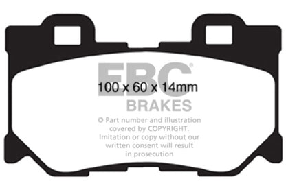 EBC Disc Brake Pad Set DP51824NDX Photo - Primary