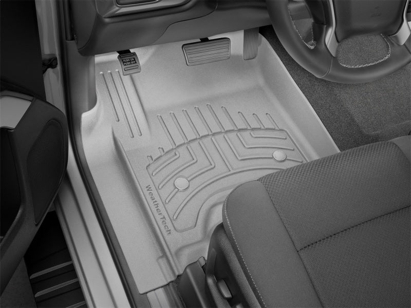 WeatherTech 2017+ Ford F-250/F-350/F-450/F-550 SuperCab/SuperCrew Front Floorliner HP - Grey 4610121IM 4610121IM Photo - Primary