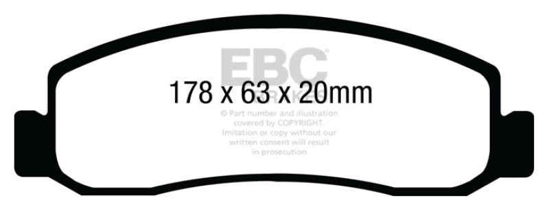 EBC Disc Brake Pad Set DP61892 Photo - Primary