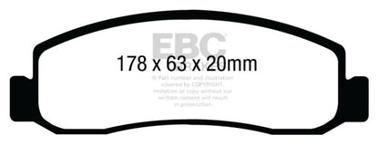 EBC Disc Brake Pad Set DP61892 Photo - Primary