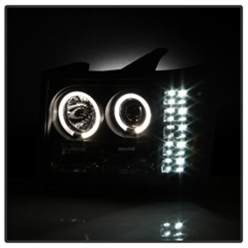 Spyder GMC Sierra 1500/GMC Sierra Denali 08-13 Projector LED Halo- LED Blk PRO-YD-GS07-HL-BK 5010605 5010605 Photo - Unmounted