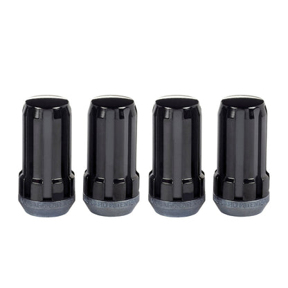 McGard SplineDrive Lug Nut (Cone Seat) 1/2-20 / 1.60in. Length (4-Pack) - Black (Req. Tool) 65340BK 65340BK Photo - out of package