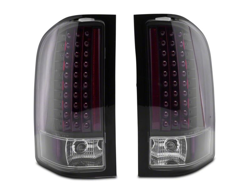 Raxiom 07-13 Chevrolet Silverado 1500 LED Tail Lights- Blk Housing (Clear Lens) S112716 S112716 Photo - Close Up