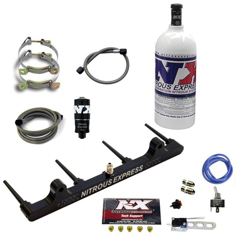 Nitrous Express Billet Spray Bar Nitrous Kit for Hayabusa w/1lb Bottle 62201-1.0P 62201-1.0P Photo - Primary
