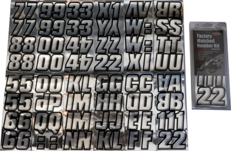 Hardline HRL Registration Letters Exterior Styling Stickers/Decals/Banners main image