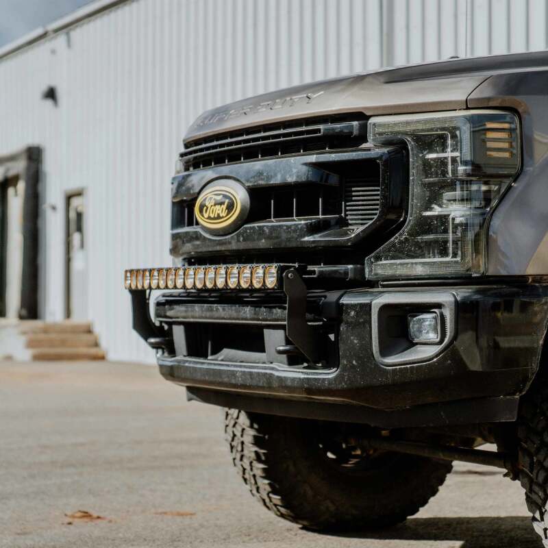 KC HiLiTES 11-16 Ford Super Duty Front Bumper Light Bar Mount For 40in Flex Era LED Light Bar 7353 7353 Photo - lifestyle view