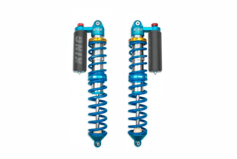 King Shocks 16+ YXZ 1000R 2.5 Front Internal Bypass Piggyback Coilover w/ Finned Res. w/ Adjuster 25700-349AF