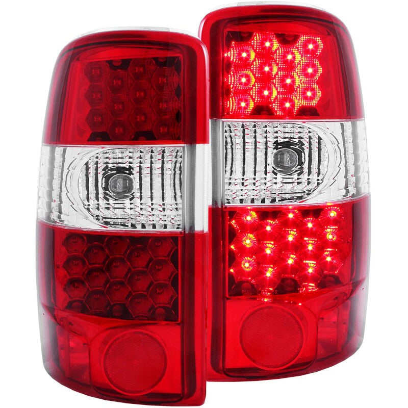 Anzo 2000-2006 Chevrolet Suburban LED Taillights Red/Clear 311001 Photo - Primary