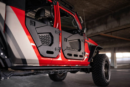 DV8 Offroad 18-22 Jeep Wrangler JL/JT Spec Series Half Doors - Rear Set HDJL-02R HDJL-02R Photo - Unmounted