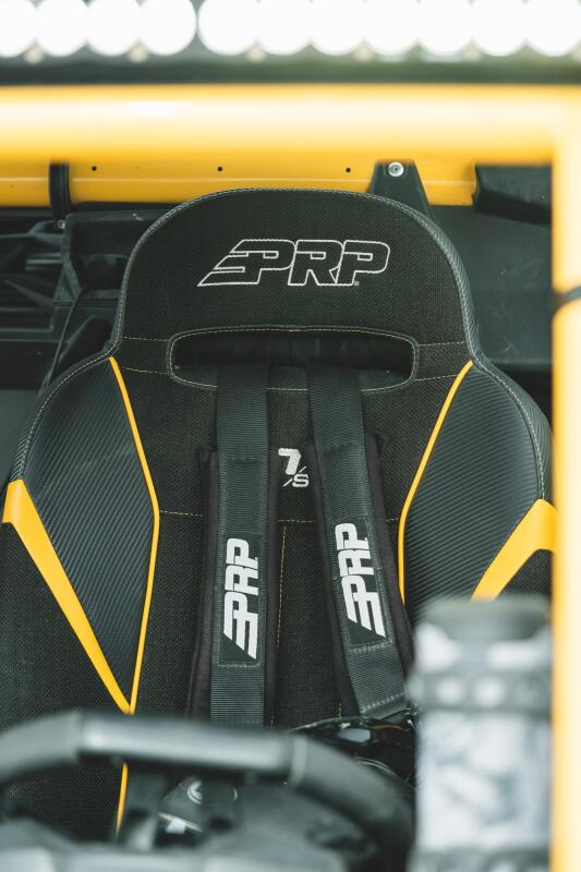 PRP Seats PRP 4.2 Harness with Latch / Link Lap Belt- Black SB4.2LL SB4.2LL Photo - Close Up