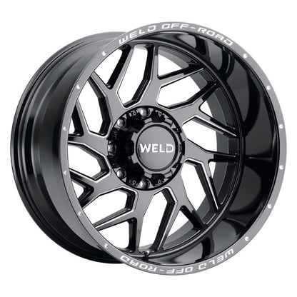 Weld Off-Road W117 22X10 Fulcrum 5X139.7 5X150 ET-18 BS4.75 Gloss Black MIL 110.2 W11720070475 W11720070475 Photo - Primary