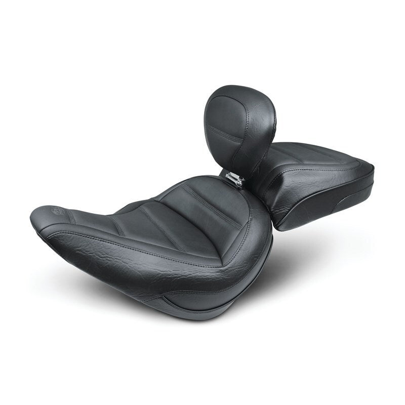 Mustang Motorcycle Std Touring Pssngr Seat W/Dbr 79028