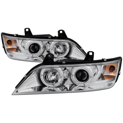 Spyder BMW Z3 96-02 Projector Headlights LED Halo Chrome High H1 Low H1 PRO-YD-BMWZ396-HL-C 5009098 5009098 Photo - Primary