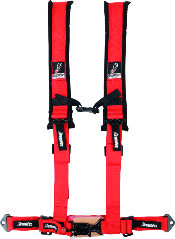 DragonFire Racing 4/Pt H-Style Hrns W/Strnm Red 521272 521272 Photo - Primary