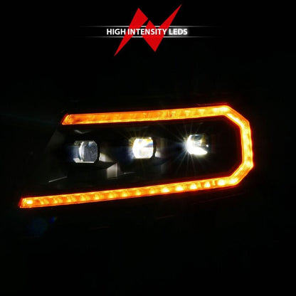 ANZO 15-22 Chevy Colorado Full LED Headlights w/ Initiation (Amber DRL) - Black 111641 111641 User 4