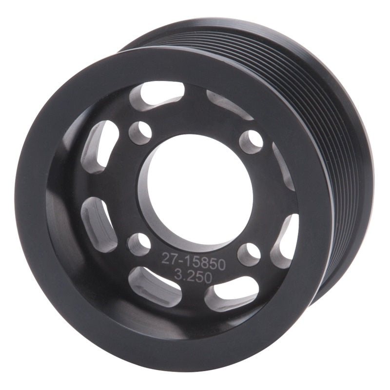 Edelbrock Pulley, Supercharger, Enforcer, 10 Rib, 3.25", Black 15850 Photo - Primary