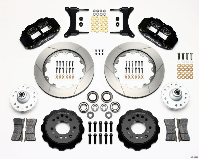 Wilwood Narrow Superlite 6R Front Hub Kit 14.00in 79-87 GM G Body 140-12299 140-12299 Photo - Primary