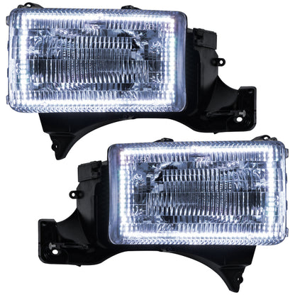 ORACLE Lighting Oracle 94-02 Dodge Ram Pre-Assembled Halo Headlights - White 8167-001 8167-001 Photo - out of package