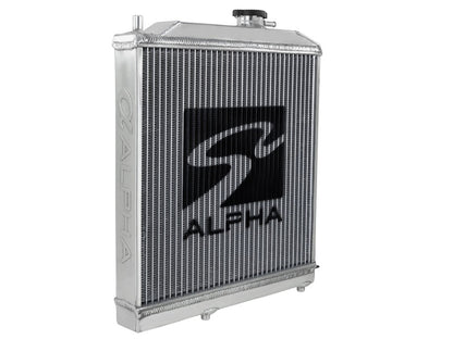 Skunk2 Alpha Series Radiator 88-91 Honda Civic/CRX (Half Size) (Dual Core) 349-05-1550 Photo - Primary