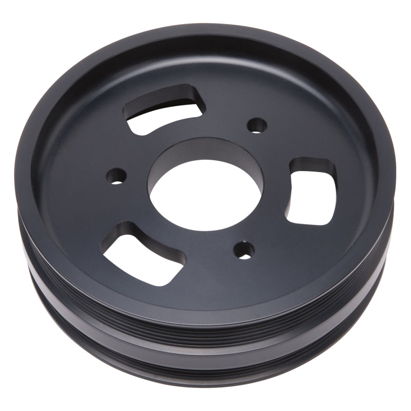 Edelbrock Pulley Crank Drive Pulley Ls Dual Quad Truck Offset 15818 15818 Photo - Primary