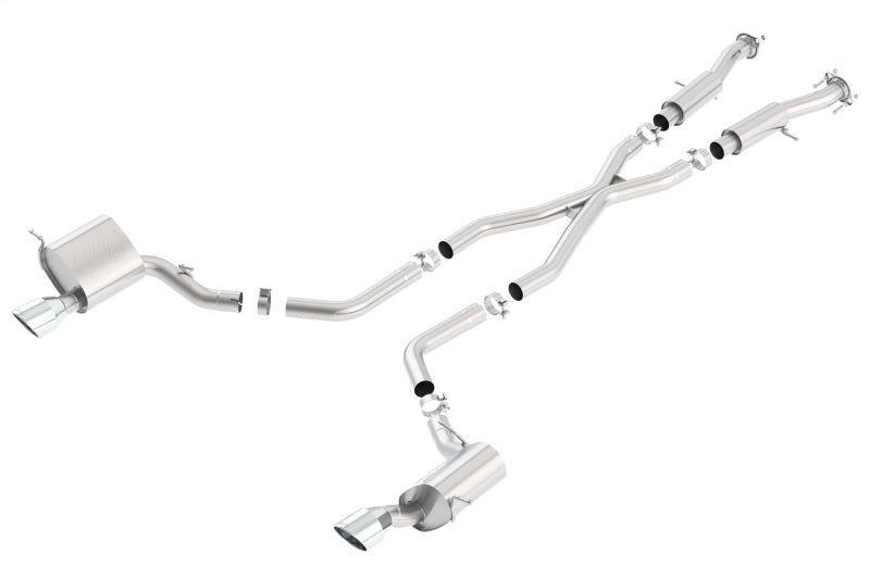 Borla 2015 Jeep Grand Cherokee SRT8 ATAK Dual Round Rolled Exit Catback Exhaust 140633 140633 Photo - Primary