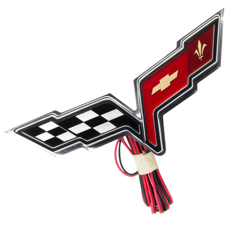 ORACLE Lighting Oracle Chevrolet Corvette C6 Illuminated Emblem - UV/Purple 3099-007 3099-007 Photo - Mounted