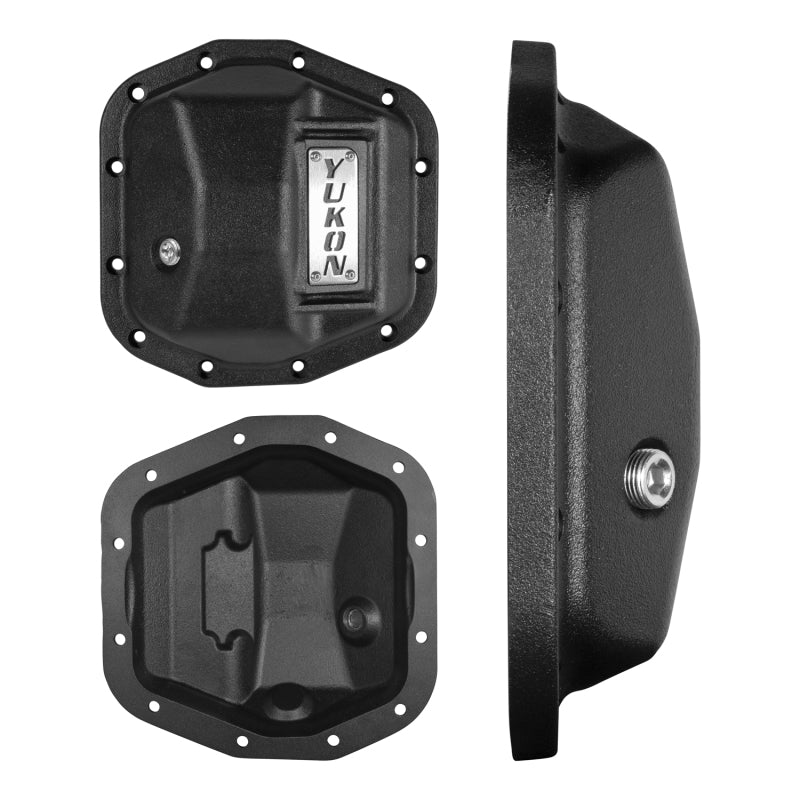Yukon Gear & Axle Yukon Gear Hardcore Front Nodular Iron Cover for Jeep Wrangler JL Dana 44/210mm YHCC-D44JL-FRONT YHCC-D44JL-FRONT Photo - out of package