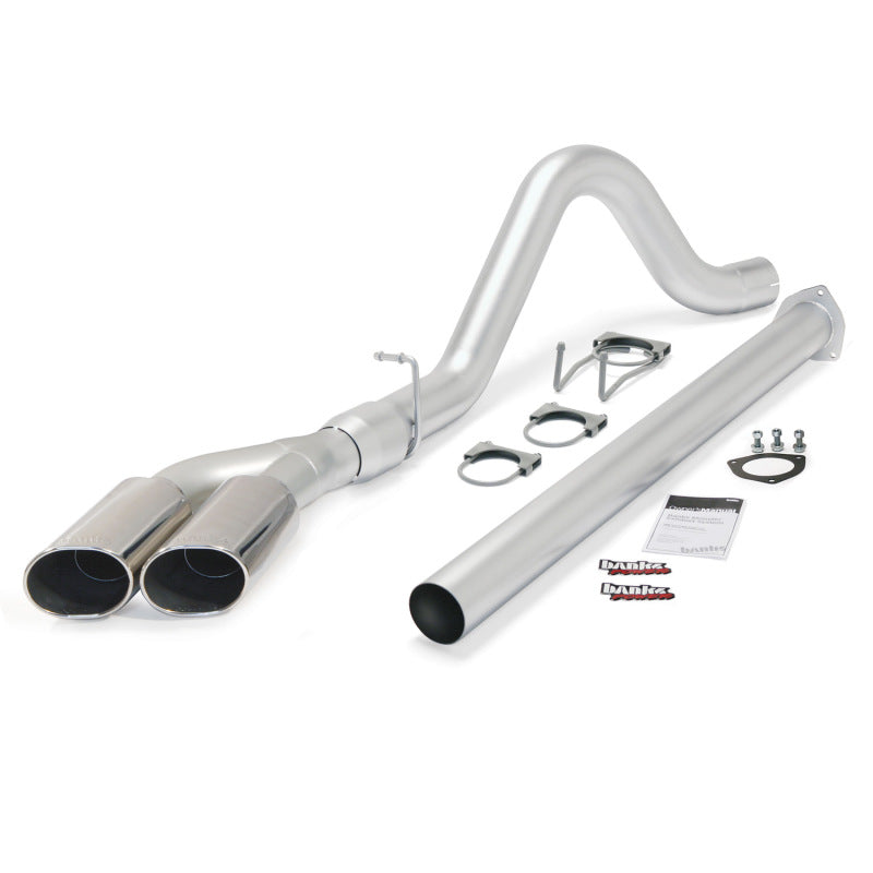 Banks Power 15-16 Ford 6.7L F250-350-450 CCSB/CCLB Monster Exh Sys - Single Dual Exh w/ Chrome Tip 49793 49793 Photo - Primary