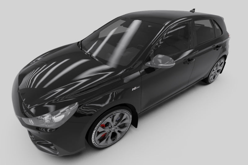 Rally Armor 2019+ Hyundai Elantra N Line UR Black Mud Flap w/ Grey Logo MF59-UR-BLK/GRY MF59-UR-BLK/GRY User 1