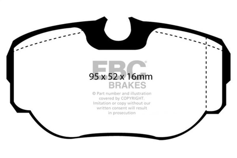 EBC Disc Brake Pad Set DP61038 Photo - Primary
