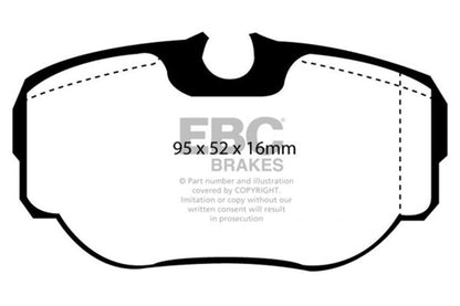 EBC Disc Brake Pad Set DP61038 Photo - Primary