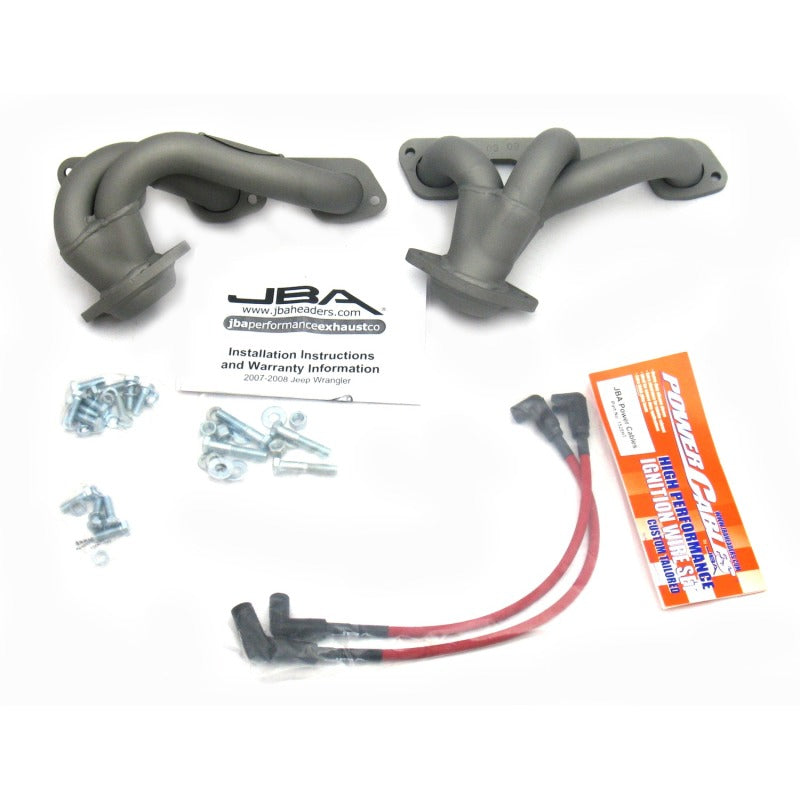 JBA 07-11 Jeep 3.8L V6 1-1/2in Primary Ti Ctd Cat4Ward Header 1528SJT 1528SJT Photo - Primary