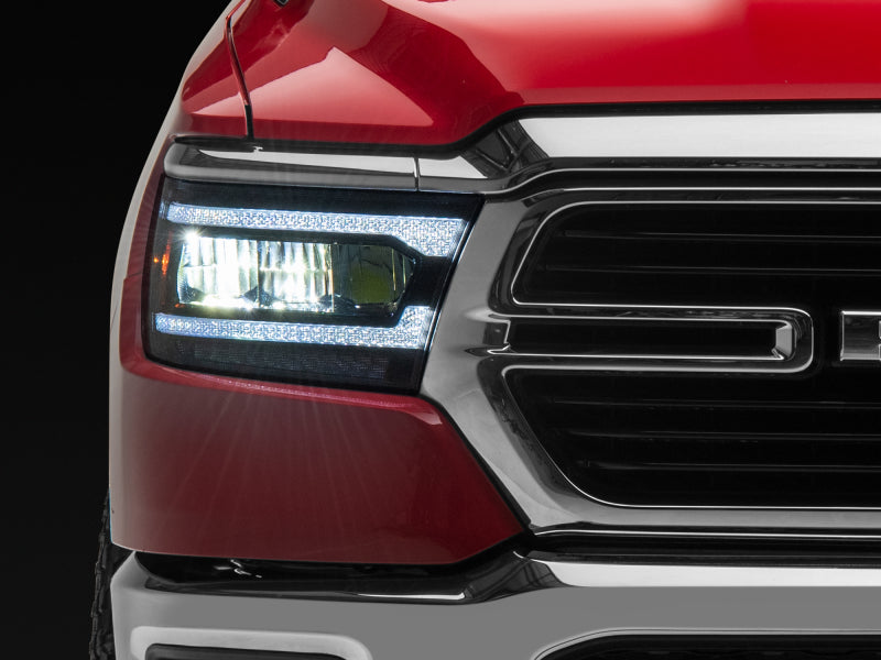 Raxiom 19-22 Dodge RAM 1500 LED Headlights- Black Housing (Clear Lens)(w/Factory Halogen Headlights) R124999