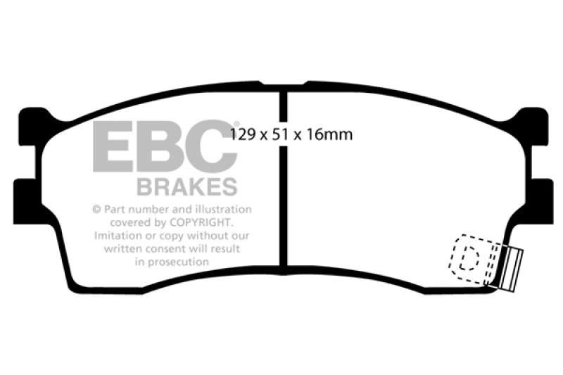 EBC Disc Brake Pad Set UD889 Photo - Primary
