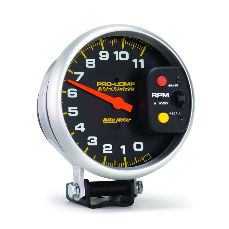 Autometer Gauge, Tachometer, 5", 11k Rpm, Pedestal W/Peak Memory, Pro-Comp 6811 User 2