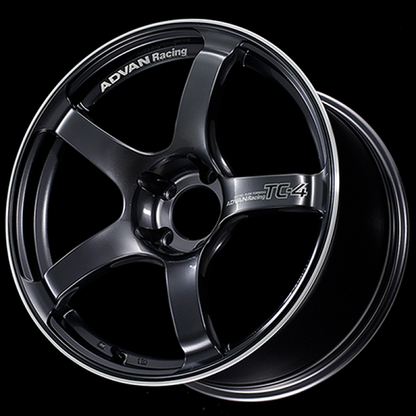 Advan TC4 15x7.0 +42 4-100 Black Gunmetallic & Ring Wheel YAD5E42ABGR YAD5E42ABGR User 1