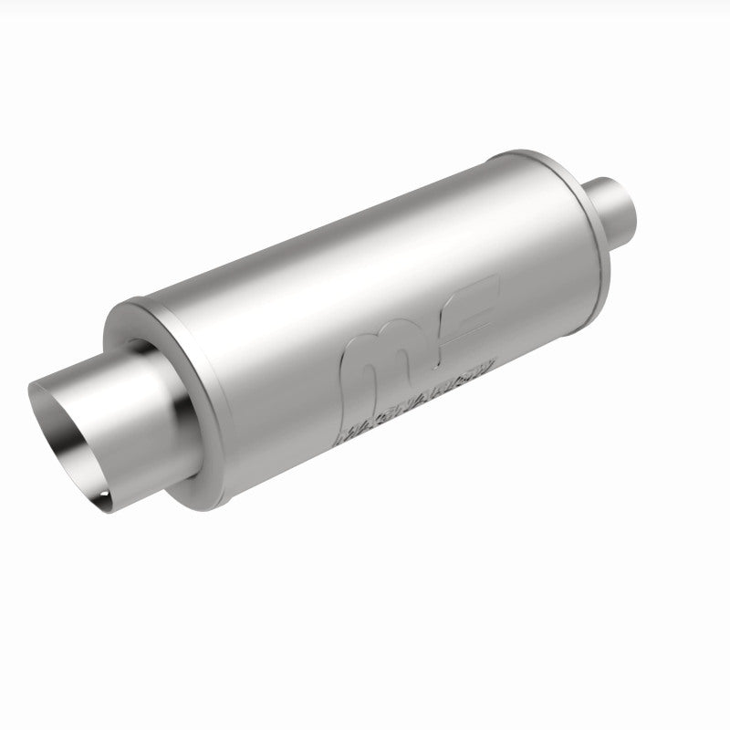 MagnaFlow 6" Round Center/Center Performance Muffler With Tip 14821 360 Degree Image Set