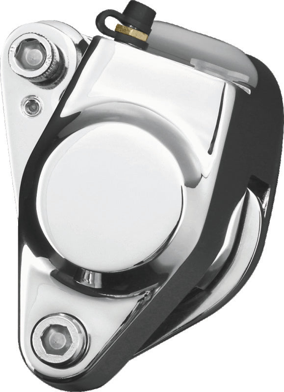 Bikers Choice 84-99 Big Twin Chrome Front 2 Piston Caliper Assembly W/Pads Replaces H-D 44046-84C 601730 601730 Photo - Primary