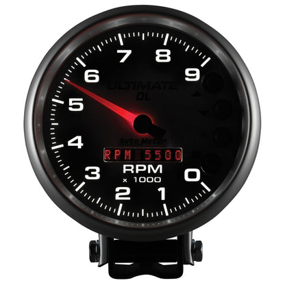 Autometer 5in Ultimate DL Tach 9000 RPM Silver ATM6894 6894 User 4