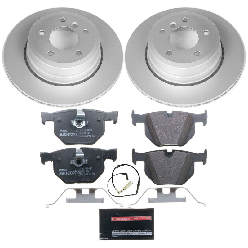 PowerStop Power Stop 06-07 BMW 525xi Rear Euro-Stop Brake Kit ESK5491 ESK5491 Photo - Primary