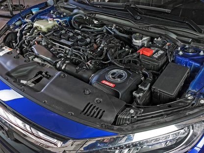 aFe Takeda Momentum GT Pro DRY S Cold Air Intake System: Honda Civic 2016 TM-1024B-D Photo - Mounted