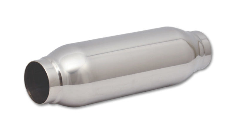 Vibrant SS Resonator (Standard Design) 2.in inlet/outlet x 12in long w/ 3.5in OD resonator body 17890 17890 Photo - Primary