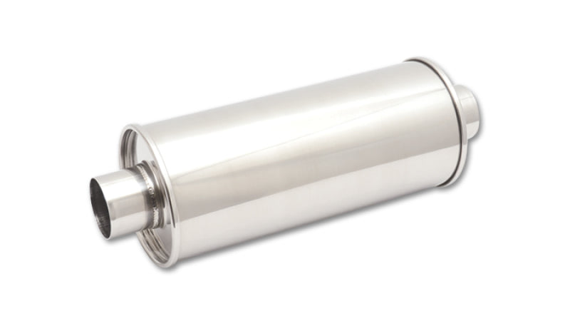 Vibrant STREETPOWER Round Muffler, 2.25" inlet/outlet (Center-Center) 1117 Photo - Primary