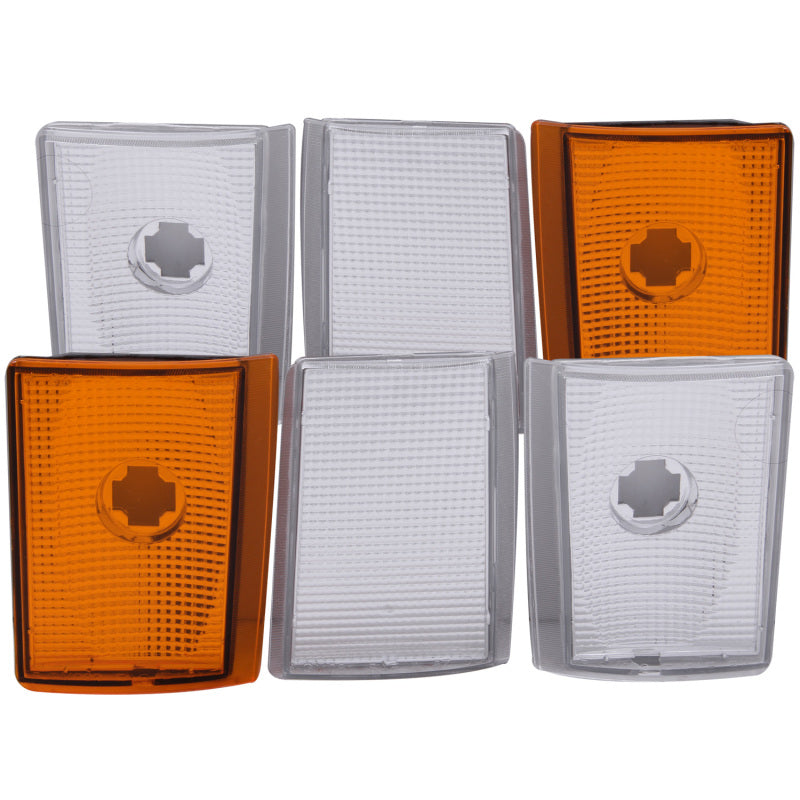 Anzo Corner Lights 1988-1993 Chevrolet C1500 Euro Corner Lights 4 Crystal C 521032 Photo - Primary